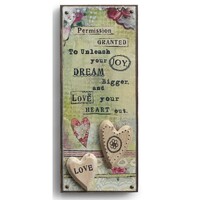 Demdaco Kelly Rae Roberts Heart Wall Art - Love your Heart out