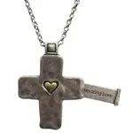 Demdaco Story Cross Pendant - Amazing Love