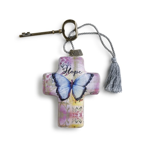 Artful Cross - Hope Butterfly