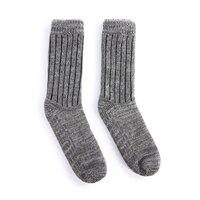 Demdaco Mens Giving Slipper Socks - Grey