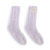 Demdaco Giving Fuzzy Socks - Light Purple