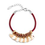 Demdaco Giving Heart Charm Bracelet - Red