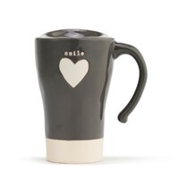 Demdaco Warm Heart Travel Mug - Smile