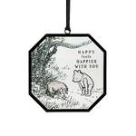 Winnie The Pooh Gifting - Suncatcher - Happier With You