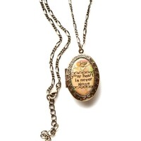 Demdaco Kelly Rae Roberts Jewelry Locket Necklace - Never Alone