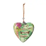 Kelly Rae Roberts Hanging Ornament - What Makes Your Heart Flutter? Heart