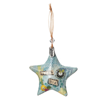 Demdaco Kelly Rae Roberts Hanging Ornament - Dream Big Star Ornament