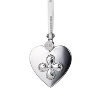 Waterford Silver 2020 Heart Ornament