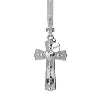 Waterford Silver 2020 Cross Ornament