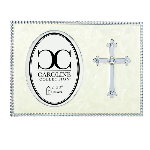 Roman Inc Caroline Collection - Cross Photo Frame