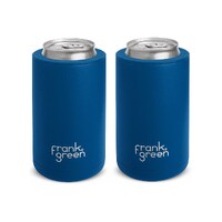 Frank Green 3-in-1 Insulated Drink Holder Duo Pack - 425ml Deep Ocean