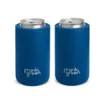 Frank Green 3-in-1 Insulated Drink Holder Duo Pack - 425ml Deep Ocean