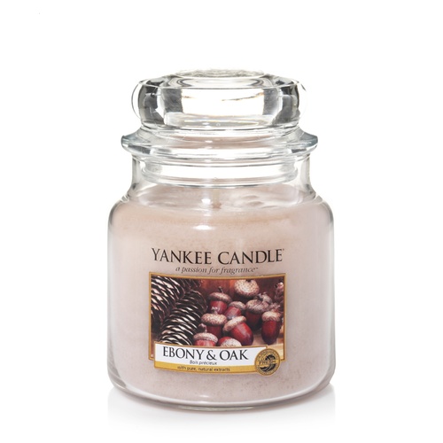 Yankee Candle Medium Jar - Ebony & Oak