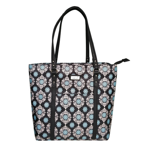 Sachi Two Tote Dual Compartment Insulated Bag - Black Medallion