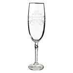 Bohemia Crystal Celebration Flutes 25th Anniversary Flute Set of 2