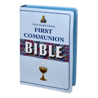 St Joseph First Communion Bible - Blue