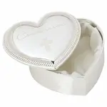 Roman Inc Caroline Collection - Communion Heart Shaped Keepsake Box