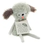 Hallmark Gifts - MopTops - Shaggy Dog Plush with You Make Me Proud Board Book
