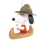 Hallmark Resin Hanging Ornament - Peanuts Snoopy in Canoe