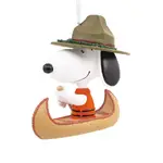 Hallmark Resin Hanging Ornament - Peanuts Snoopy in Canoe