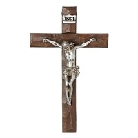 Roman Inc - Silver Crucifix 19cm