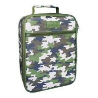 Sachi Insulated Kids Lunch Tote - Camo Green