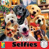 Thomas Kinkade Selfies 550pc Puzzle - Dogs In Paris