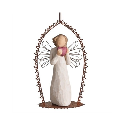 Willow Tree - Ornament with Trellis - Angel of the heart