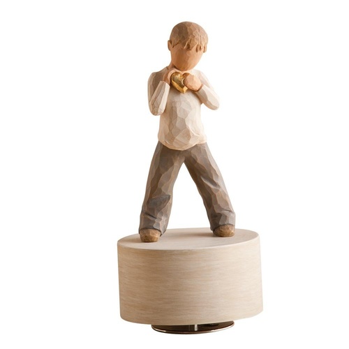 UNBOXED - Willow Tree Musical Figurine - Heart of Gold