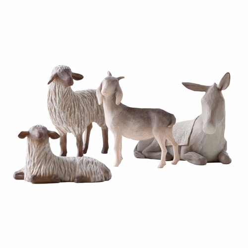 Willow Tree - Holy Family Collection - The Holy Family Sheltering Animals