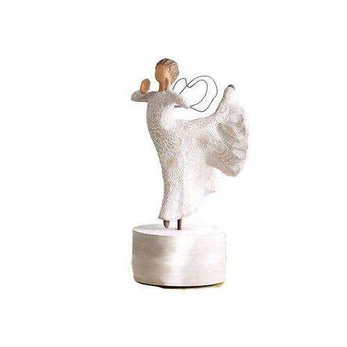 UNBOXED - Willow Tree Musical Figurine - Song of Joy
