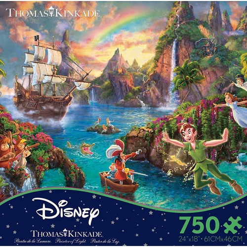 Thomas Kinkade Disney 750pc Puzzle - Peter Pan