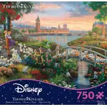 Thomas Kinkade Disney 750pc Puzzle - 101 Dalmatians