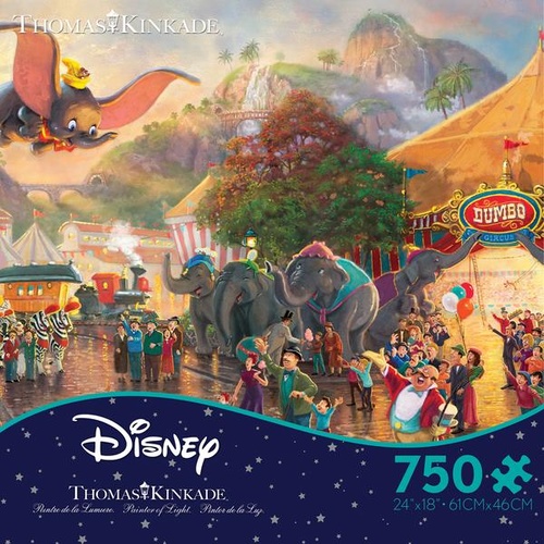 Thomas Kinkade Disney 750pc Puzzle - Dumbo