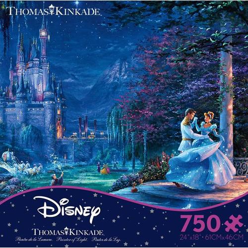 Thomas Kinkade Disney 750pc Puzzle - Cinderella Starlight