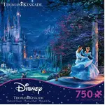 Thomas Kinkade Disney 750pc Puzzle - Cinderella Starlight