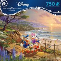 Thomas Kinkade Disney 750pc Puzzle - A Ducky Day