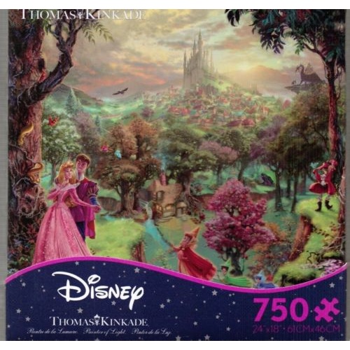 Thomas Kinkade Disney 750pc Puzzle - Sleeping Beauty