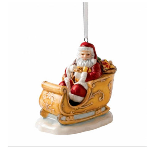 Royal Doulton Christmas Ornament Santa & Sleigh