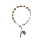 Roman Inc  Birthstone Rosary Bracelet - October