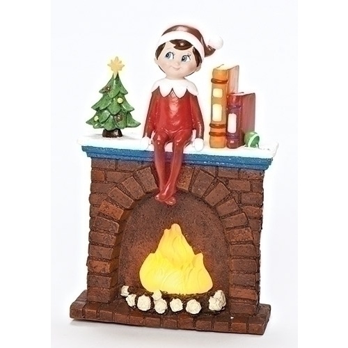 Elf on the Shelf Fireplace LED Night Light