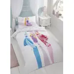 Disney Princess Quilt Cover Set - Single - Princess Ribbons