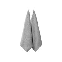 Eco Recycled - Light Grey Tea Towel 2 Pack