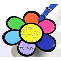 Romero Britto Luggage Tag - Flower