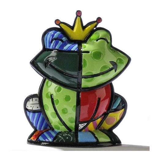 Romero Britto Figurine - Mini Frog - Prince Charming