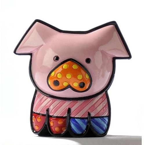 Romero Britto Figurine - Mini Pig - Pearle