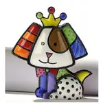 Romero Britto Figurine - Mini Dog - Royalty