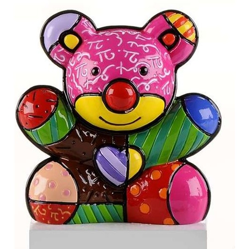 Romero Britto Figurine - Mini Pink Teddy Bear