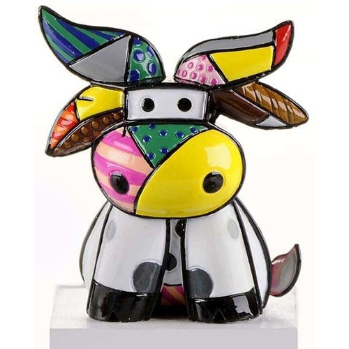Romero Britto Figurine - Mini Cow - Brazil