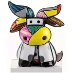 Romero Britto Figurine - Mini Cow - Brazil